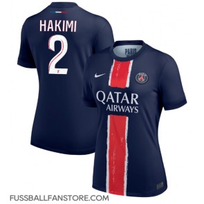 Paris Saint-Germain Achraf Hakimi #2 Replik Heimtrikot Damen 2024-25 Kurzarm